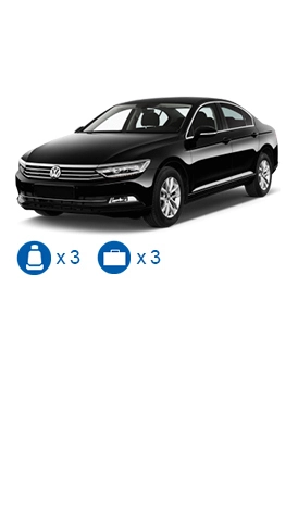 Berline Volkswagen Passat — 1 à 4 passagers